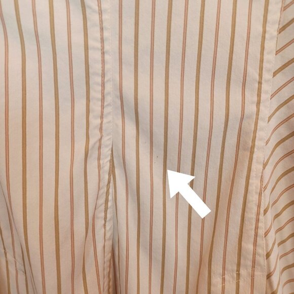 To The Max Womens Sz S Cream Pinstripe Button Front Blazer Stretch Office Career - Picture 3 of 11